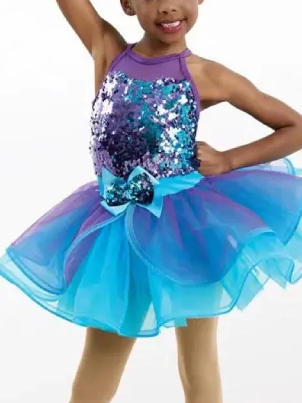 Weissman size XSC did I mention dress in blue and purple